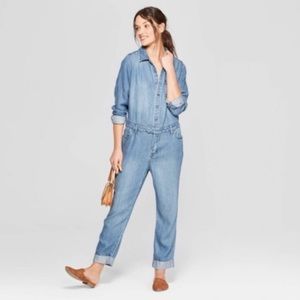 Target Universal Threads Denim Jumpsuit
